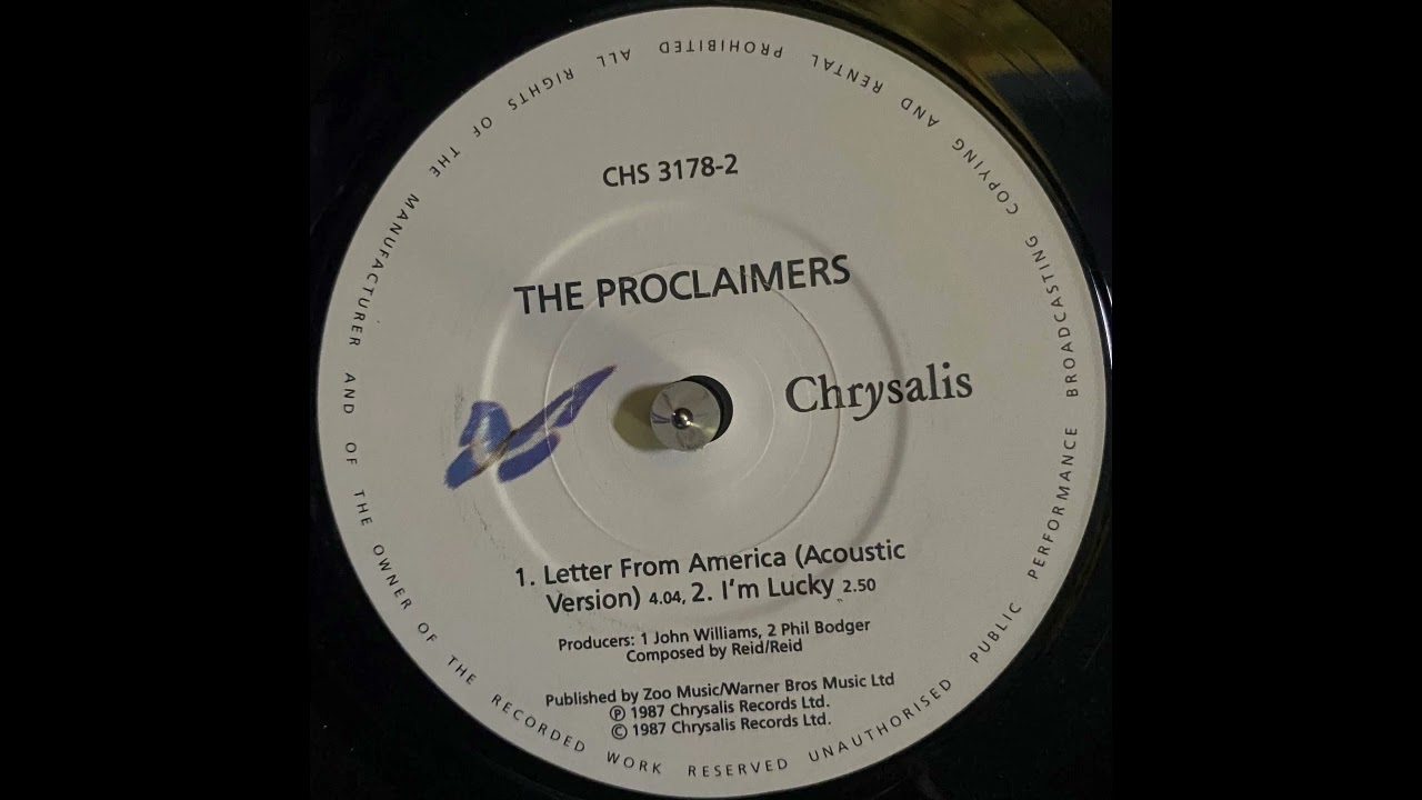 The Proclaimers - Letter From America (Acoustic Version) (1987)