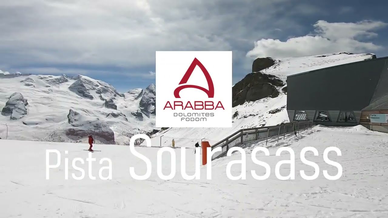 Pista Sourasass di Arabba (a fine aprile) #arabba #dolomitisuperski #agordino