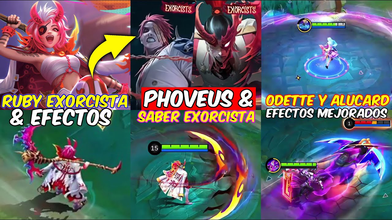 PAREN TODO! RUBY, PHOVEUS Y SABER EXORCISTA! ODETTE Y ALUCARD EFECTOS MEJORADOS