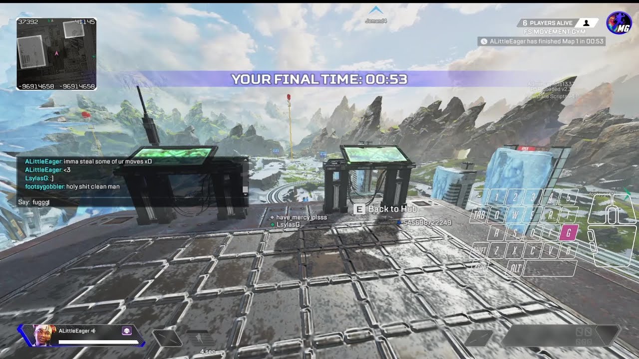 0.53s Movement Gym Map 1 Speedrun :)