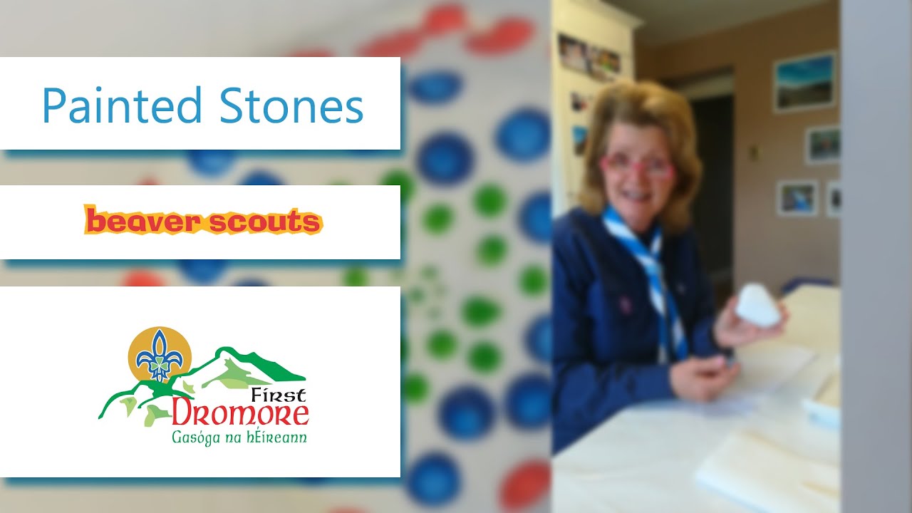 Make your own Painted Stone 🌈 No-cost garden activity for Beaver Scouts