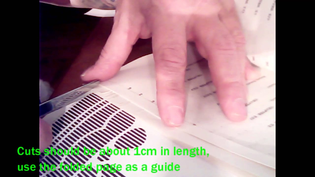 Book Art Cut and Fold Technique