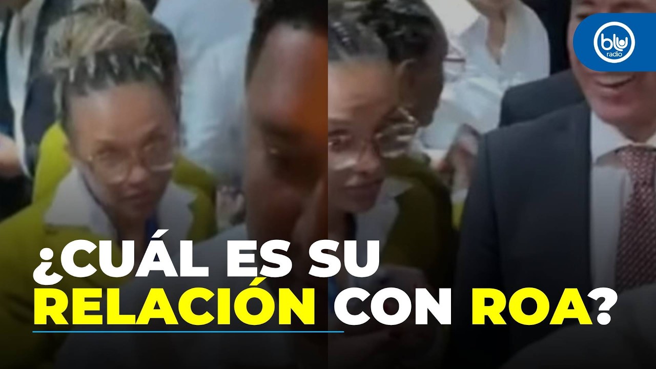 ¿Quién es la mujer que acompaña a Roa mientras periodistas lo cuestionan sobre investigaciones?