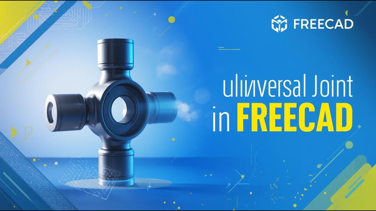 How to Make a Universal Joint in FreeCAD | Step-by-Step Tutorial