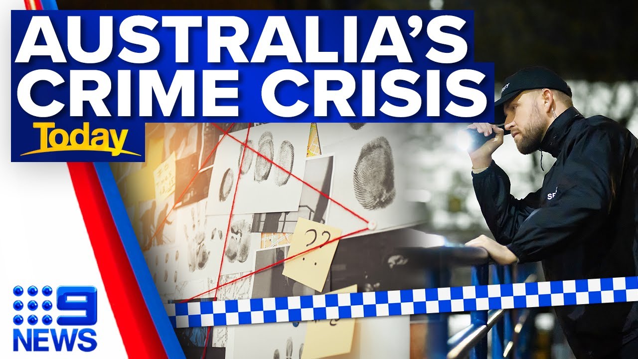 Fearful residents hire private security guards amid rising crime wave | 9 News Australia