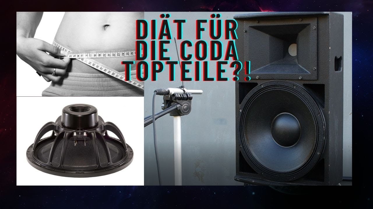 Schwergewicht-Coda Audio R 36M | Lohnt die Diät? | PA Lautsprecher Frequenzgang messen