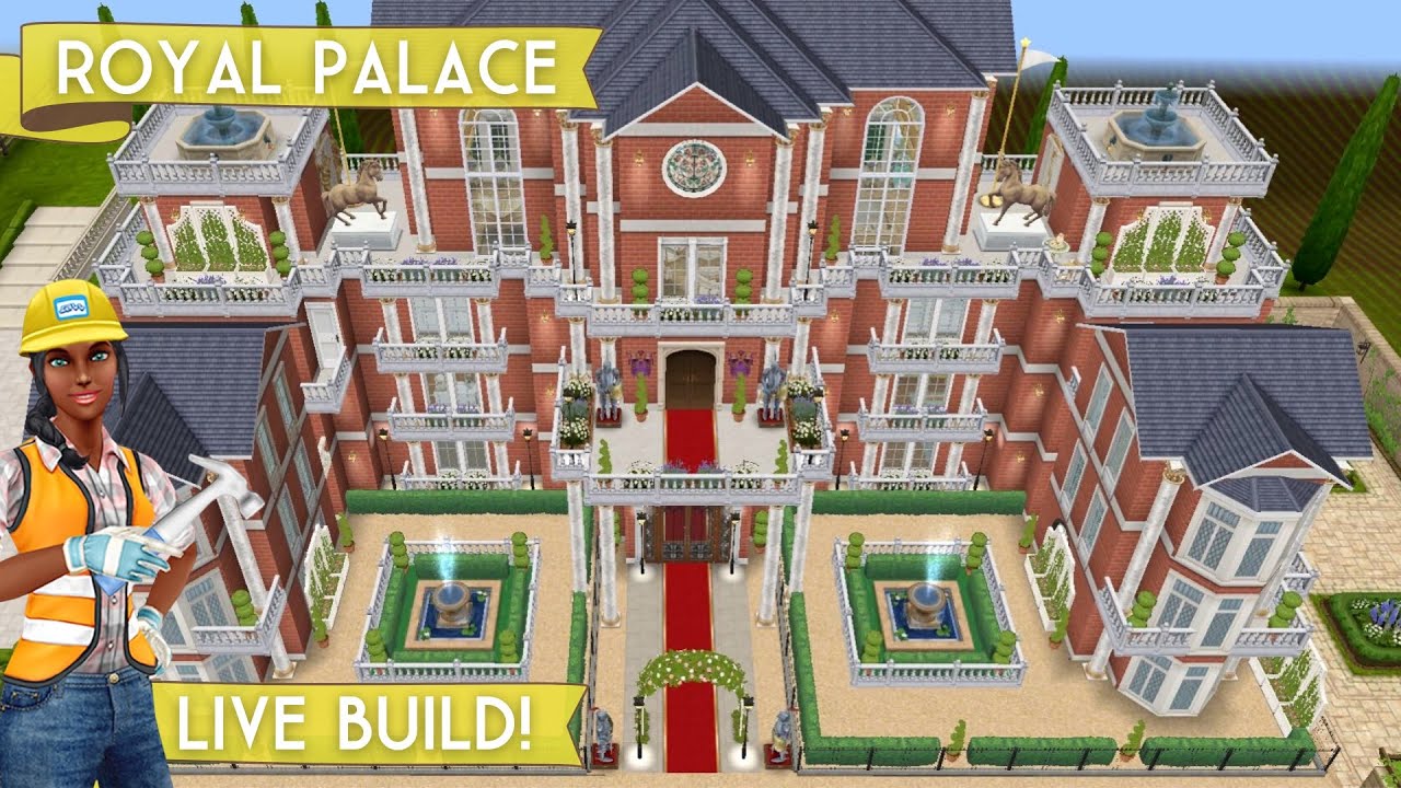 Sims Freeplay || Royal Palace🏰 Bridgerton Inspired Live Build 🛠👑