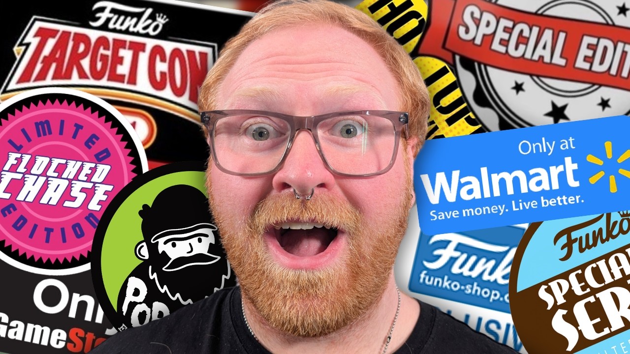 Сколько эксклюзивных наклеек в моей коллекции Funko Pop?!