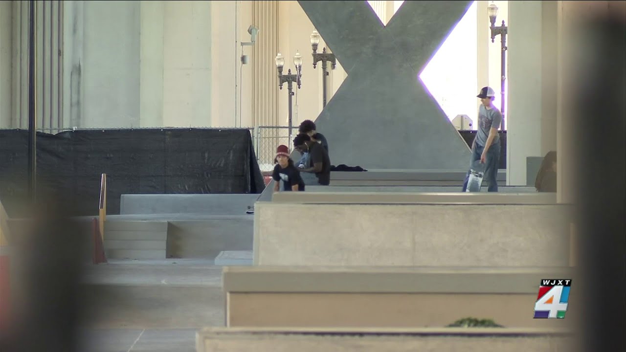 Skateboarders are hitting the ramps at unopened Riverside skatepark, but who is liable if someon...