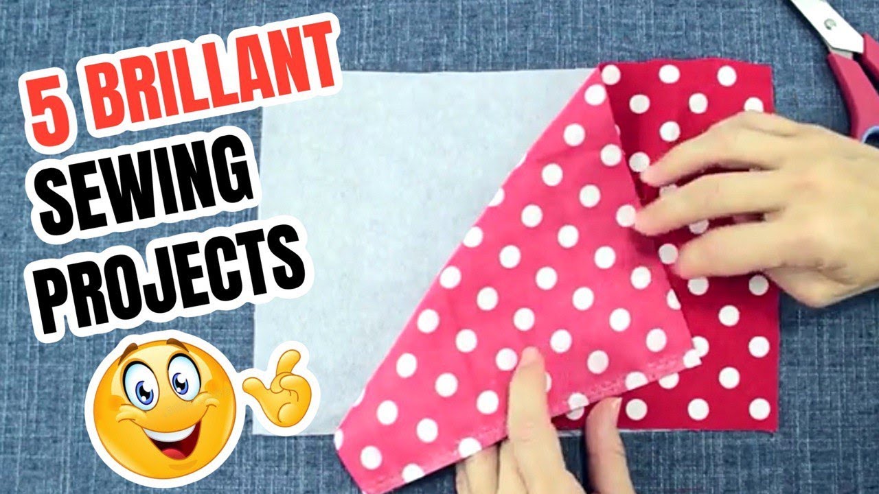 5 EASY SEW PROJECTS To Make In Under 10 Minutes ✂️🧵