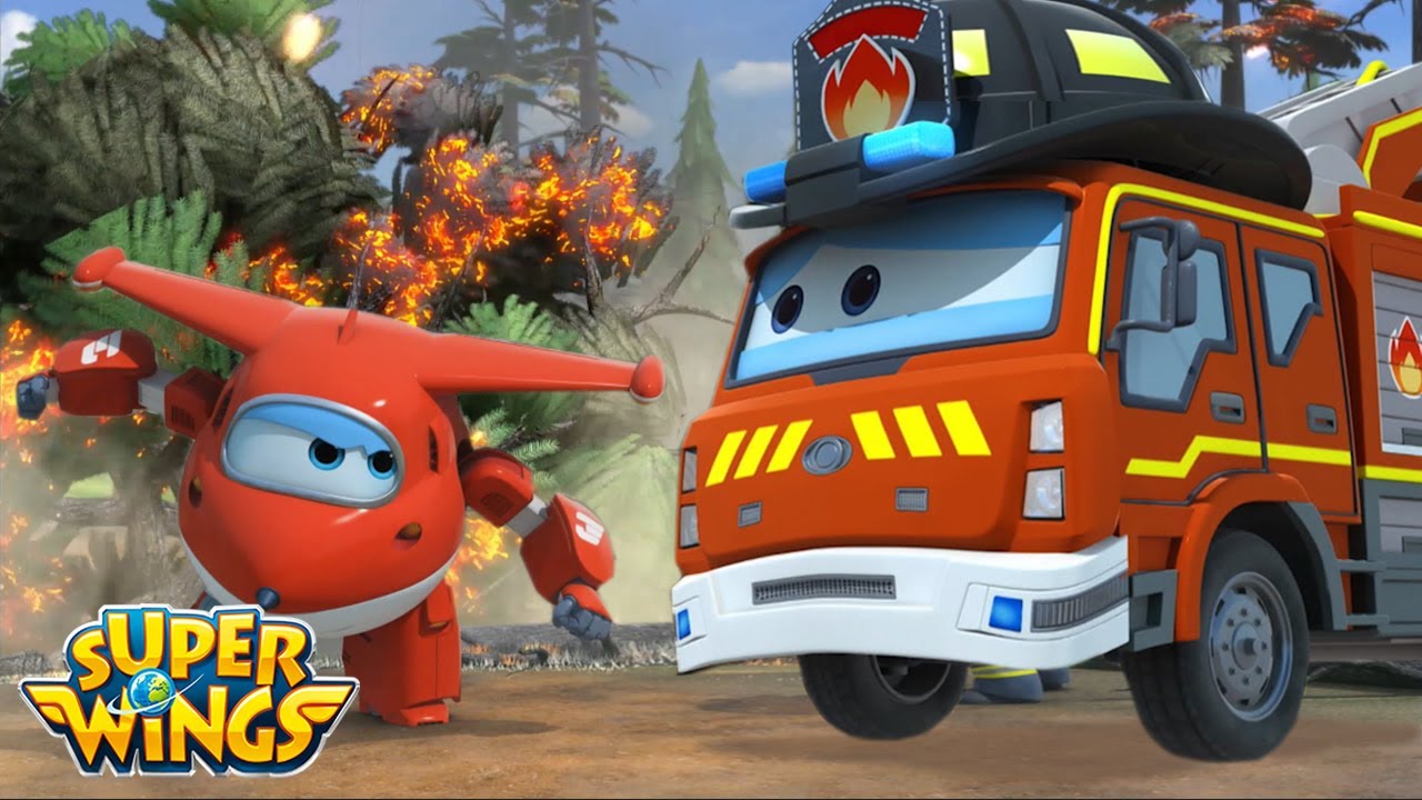 [Superwings1] Папа-пожарный! | ЭП36 | Новые серии мультфильмов | Голландские суперкрылья
