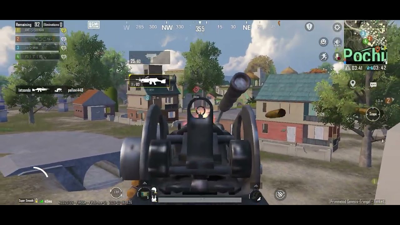 Try not to laugh 😂🤣bgmi funny scene clutch 1v4😱