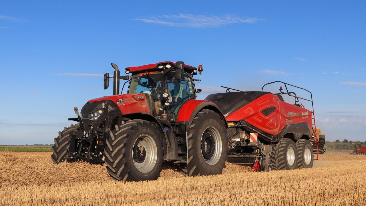 🇫🇷 NEW CASE IH LB 436 HD - Optum 270 | Pressage de paille 2020
