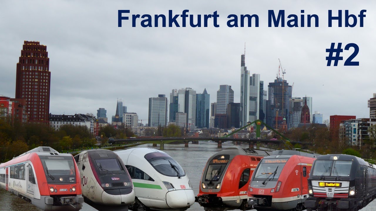 Trainspotting in Frankfurt am Main Hbf #2 passend zum April war auch das Wetter☀️🌧️🌦️