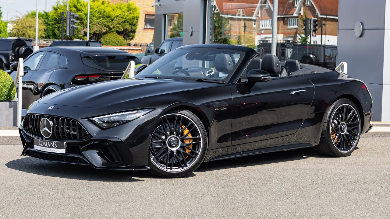 2024 Mercedes AMG SL 63 AMG Performance - Obsidian Black Metallic - Walkaround + Exhaust Sound