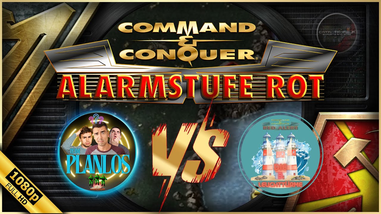 C&C Red Alert | Planlos Vs Die drei Leuchttürme | ESports 2025 LIVE