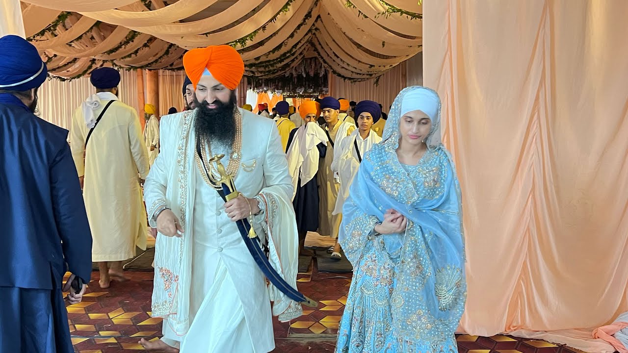 Re-Broadcast Anand Karaj Samagam Bhai Gurkanwar Singh Ji Bibi Harpreet Kaur Ji Damdami Taksal Mehta