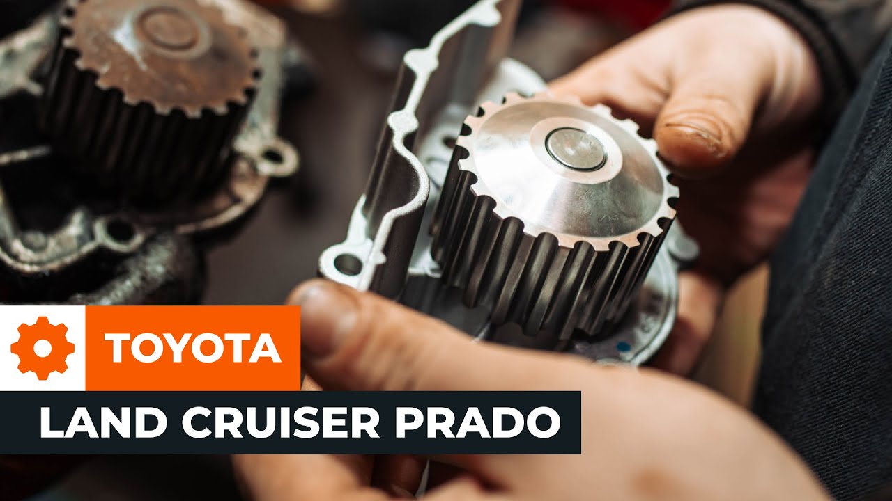 How to change Water pump on TOYOTA LAND CRUISER PRADO J150 TUTORIAL | AUTODOC
