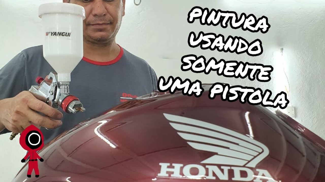 Como pintar tanque de moto