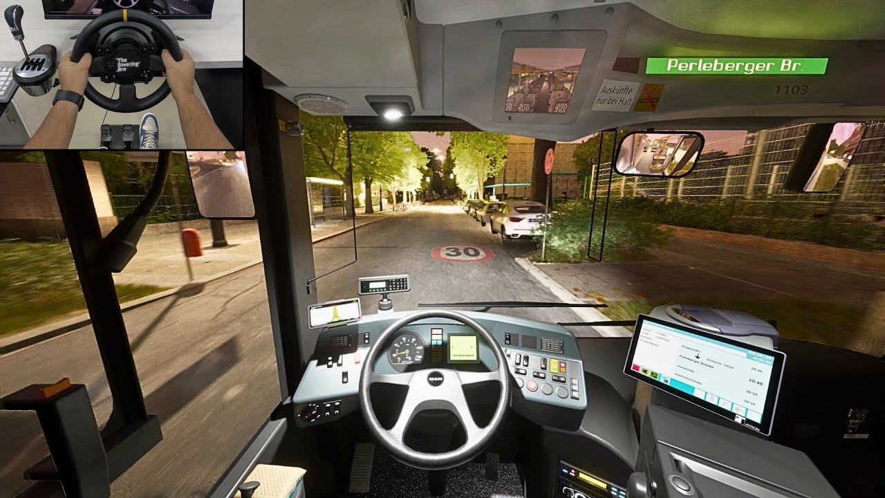 The Bus - MAN Lion's City Double Decker | Thrustmaster TX Steering Wheel & Gear Shifter Gameplay