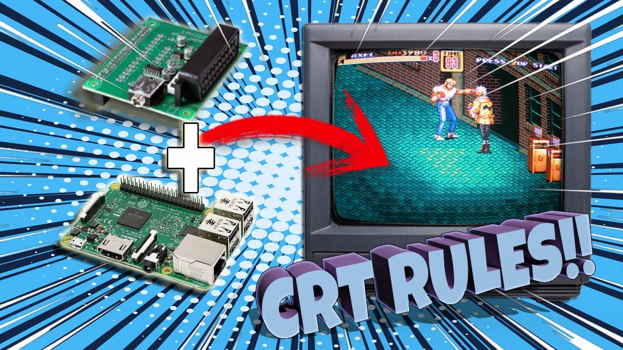 🕹️¡JUEGA EN CRT! Review y prueba de PI2SCART. Tus juegos retro con RASPBERRY PI en tu TV CRT