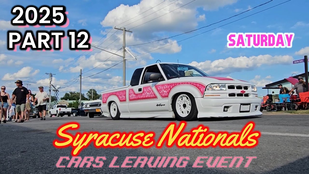 Syracuse Nationals 2025 - Part 12 Cars Leaving Event
