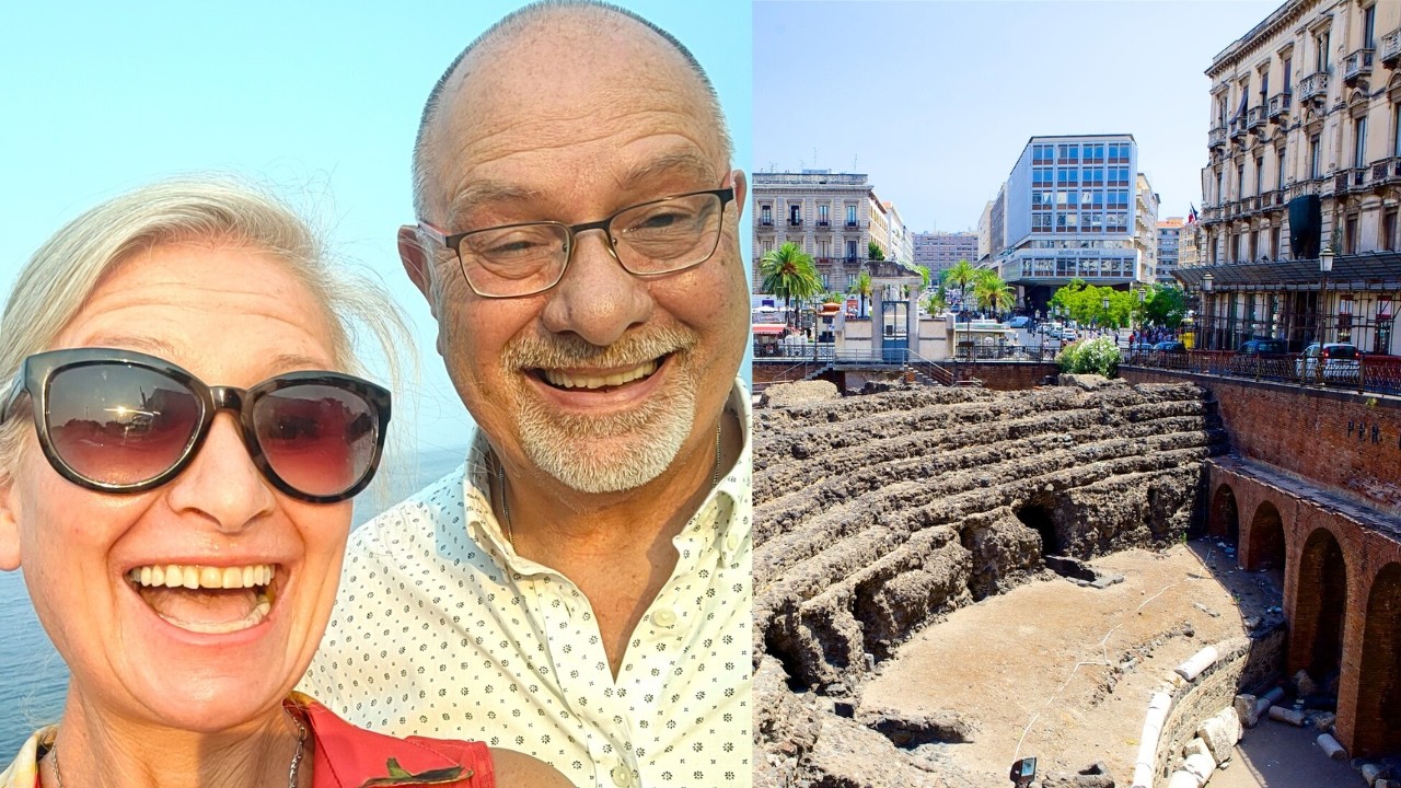 Hidden City: Roman Amphitheatre Beneath Catania AND Visit the Market
