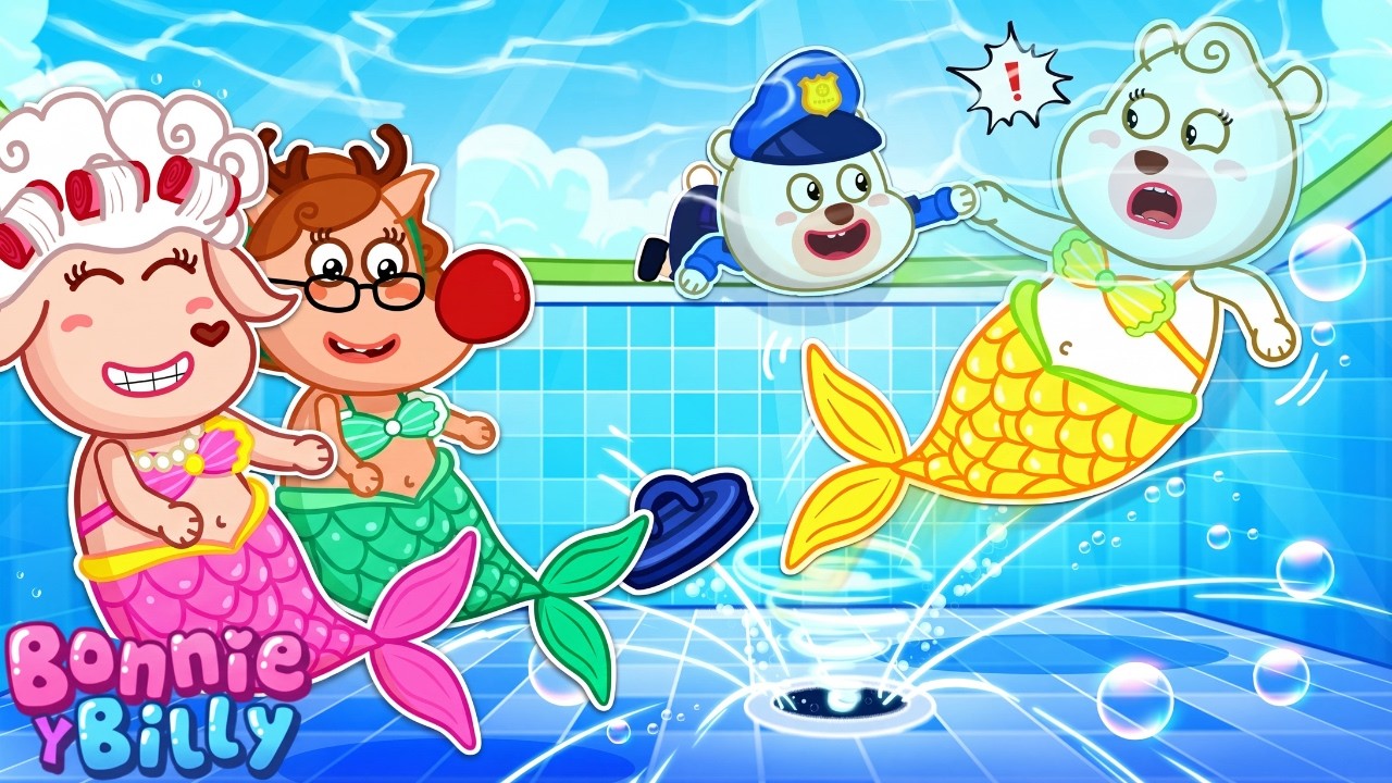 ¡Emergencia! 3 Sirenas Embarazadas van a dar a luz 🧜‍♀️🤰 | Bearee Policía al Rescate| Bearee Español