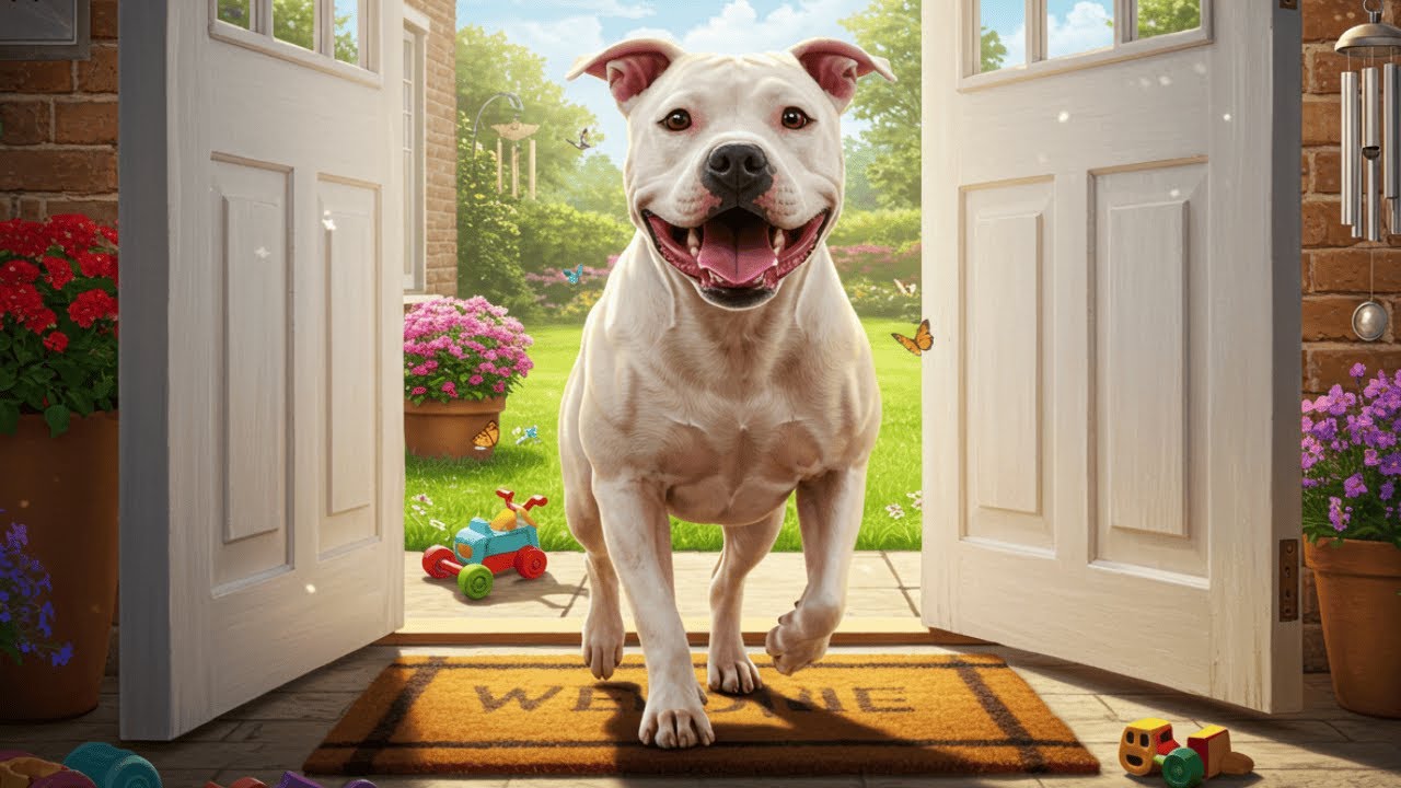 🐾 Meet the Powerful, Gentle Pitbull! 💪 Smart Fun Animals for Kids!