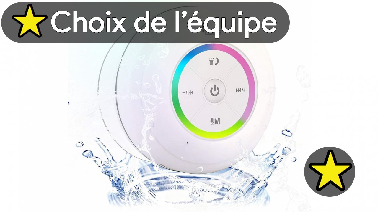 🏆 TOP 3 MEILLEUR ENCEINTE DE DOUCHE 2025 🛁