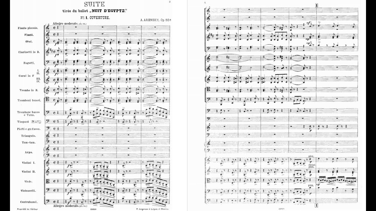 Anton Arensky - Egyptian Nights, Suite from the Ballet Op.50a