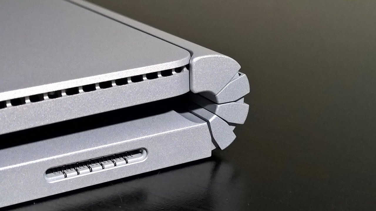 Detailed Look: Dynamic Fulcrum Hinge and Latch (Surface Book)