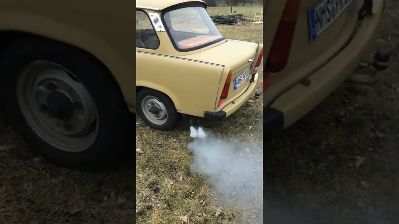 Trabant 601 mit Doppelrohrauspuff und nicht Euro 6