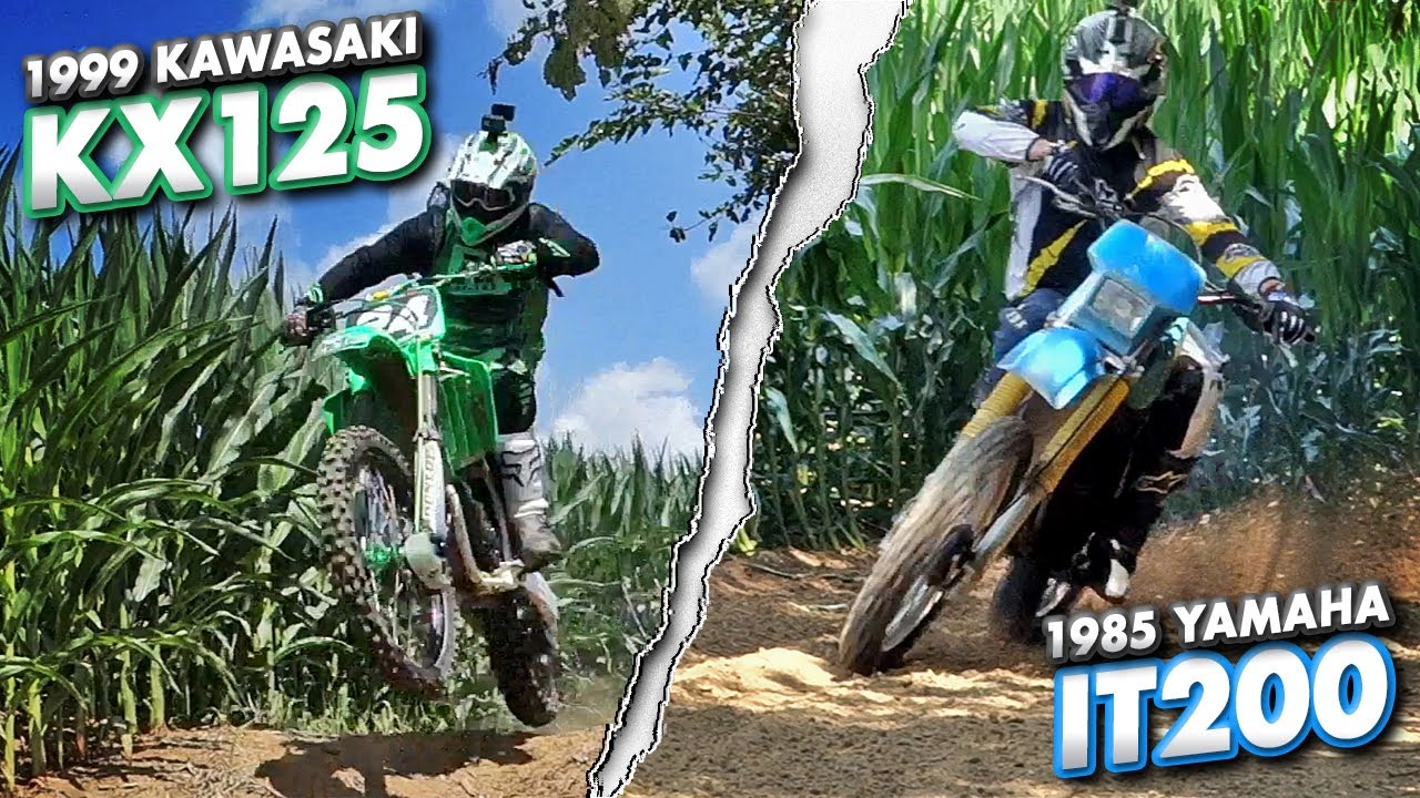 2 Stroke Day! Kawasaki KX125 - Yamaha IT200