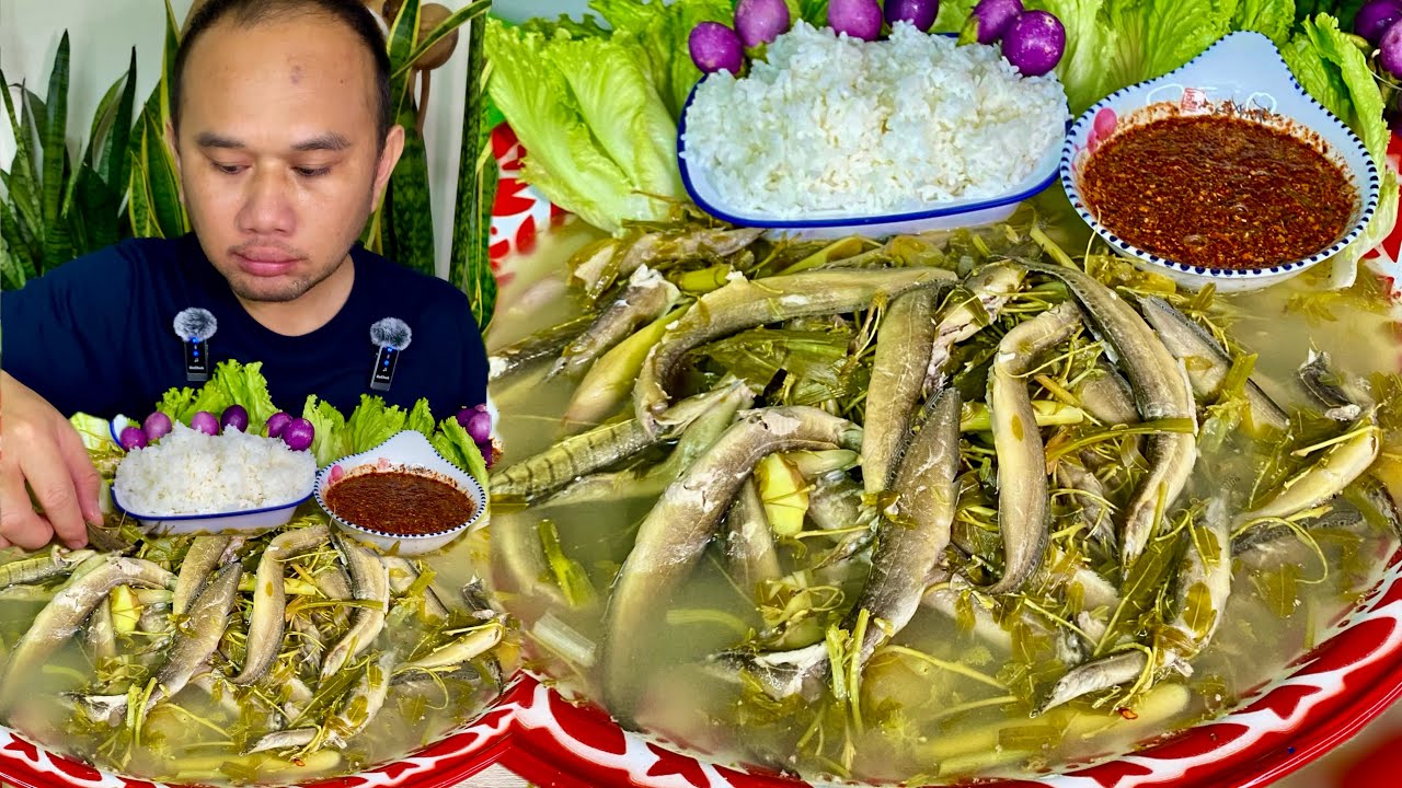 ปลาหลด ต้มส้มใส่ใบมะขามอ่อน