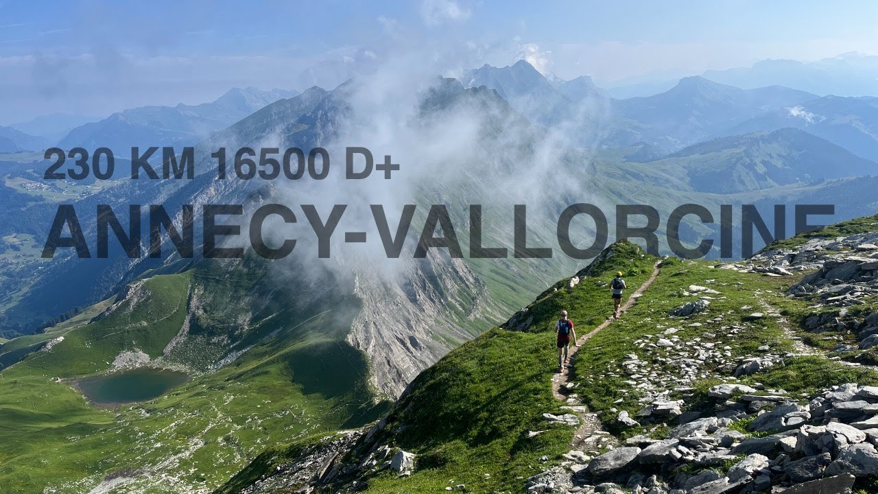 Trail running Annecy - Vallorcine (230 km 16500 D+)