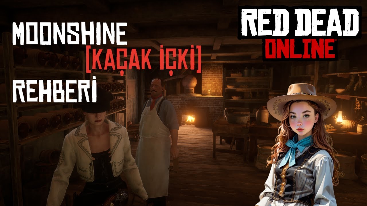 MOONSHINE (KAÇAK İÇKİ) REHBER VİDEOSU | RED DEAD REDEMPTION ONLINE | Moonshine Nedir ? |