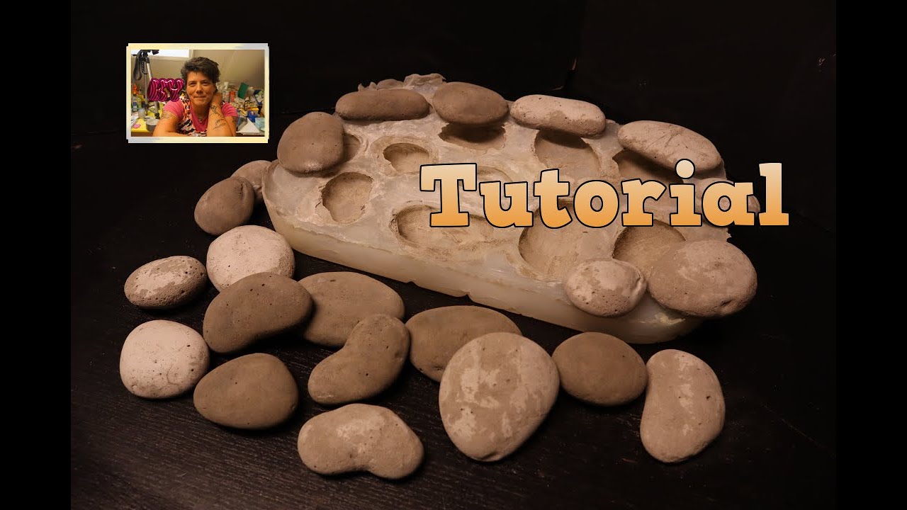 DIY, Silikonabgussform selber machen um eigene Steine zu gießen, Schritt für Schritt erklärt,