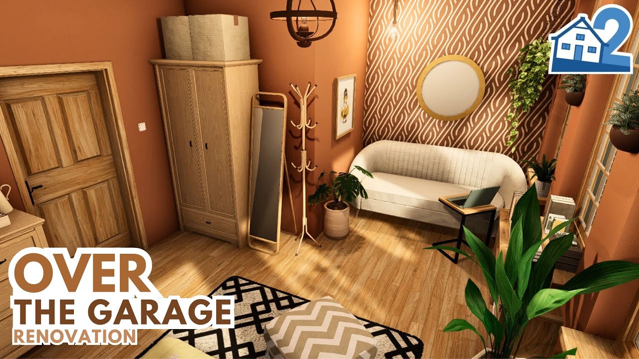 Over the Garage Renovation |  Cozy Boho | House Flipper 2 | Speed Build