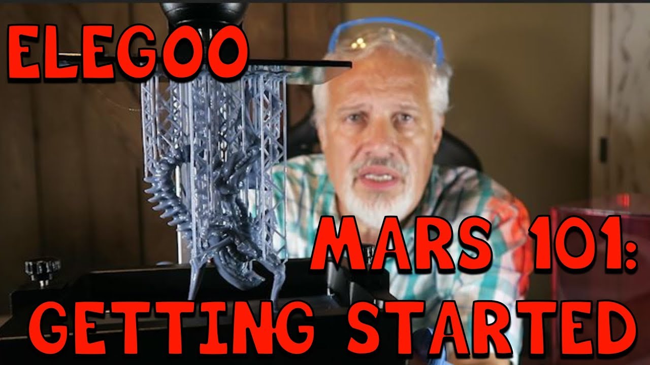 Elegoo Mars Resin Printer: Getting Started! Tips and Tricks!