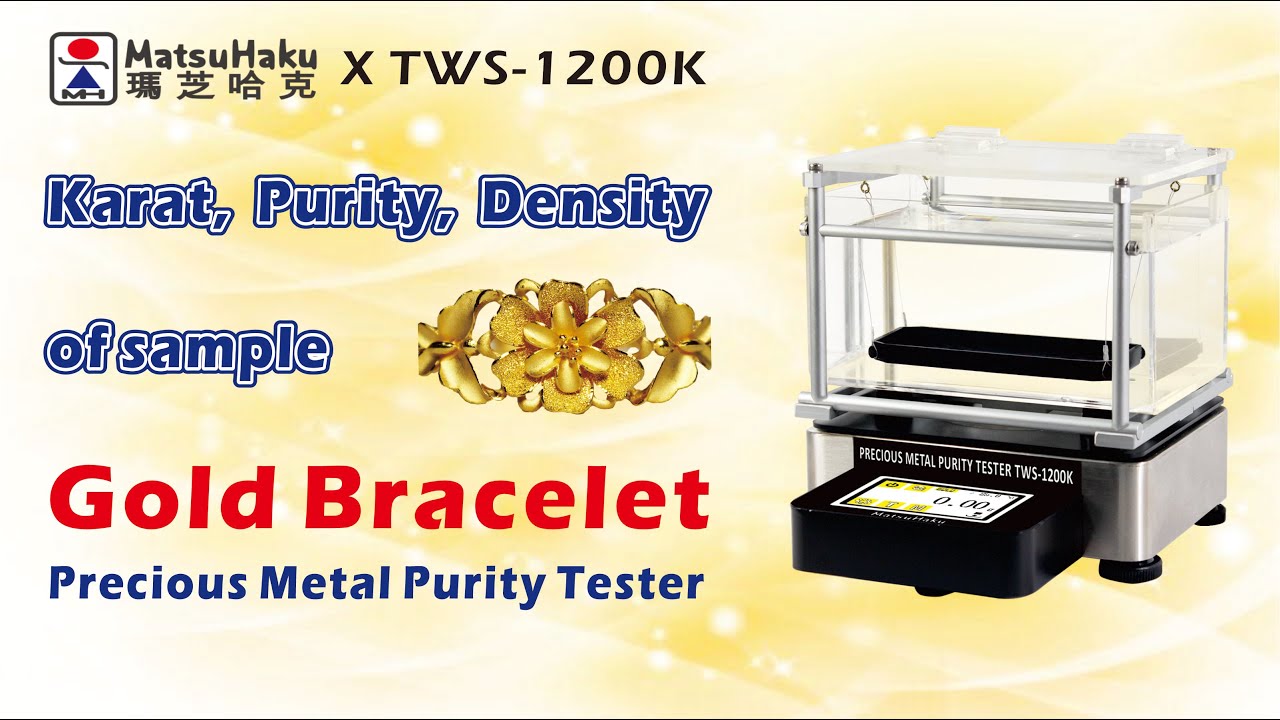 Gold Bracelet #Gold Density Tester - TWS-1200K