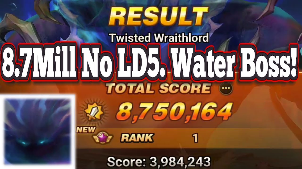 Legend Rank 8.7Mill No LD5, Temple of Chaos By Seiishizo! - Summoners War