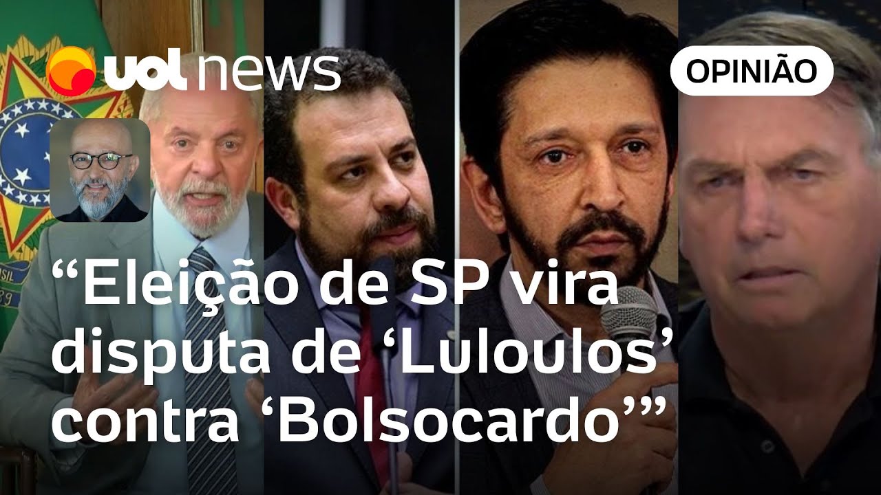 Datafolha mostra que Lula e Bolsonaro transformaram elei&ccedil;&atilde;o de SP em 3&ordm; turno de 2022, diz Josias