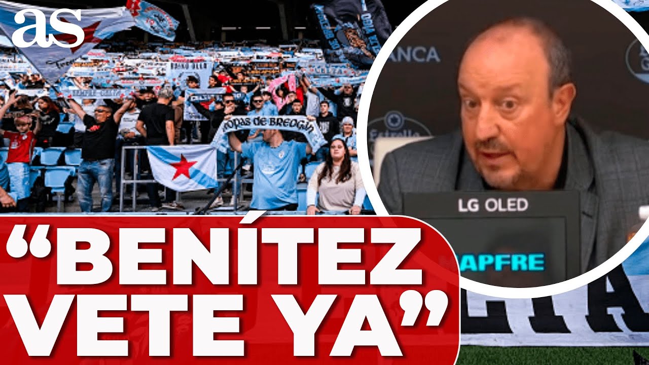RAFA BENÍTEZ se DEFIENDE sobre su FUTURO en el CELTA tras los gritos de 