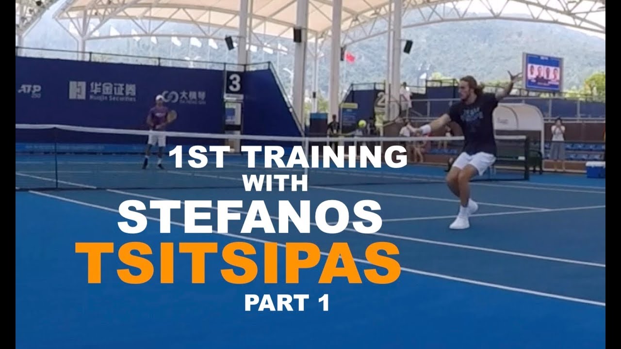 First Training With Stefanos Tsitsipas | Part 1 (TENFITMEN)