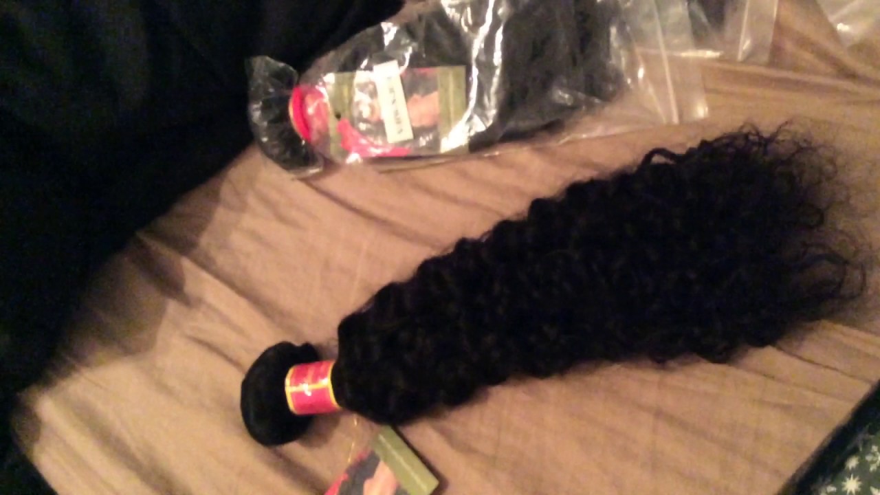 RW Hair Un-packaging + asmr candy eating