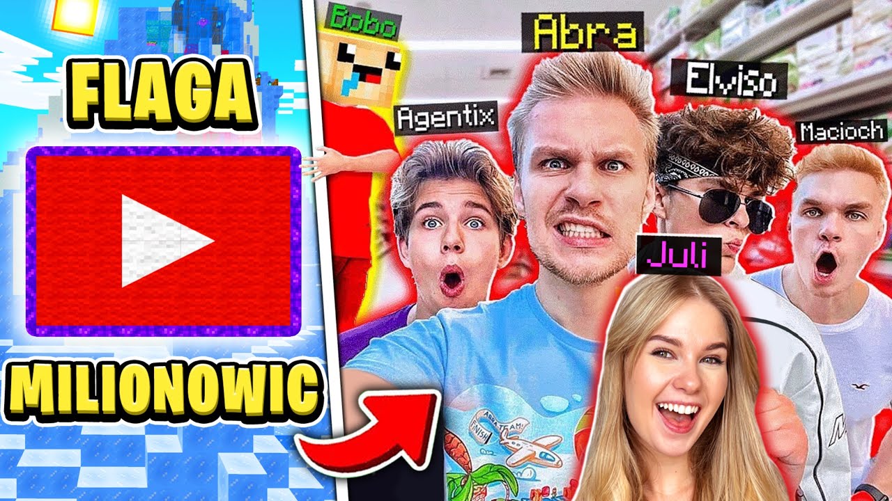 Mamy PIERWSZĄ *OFICJALNĄ* 🇵🇱 FLAGĘ MIASTA MILIONOWICE w Minecraft! 😱