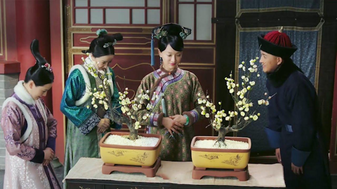 皇后以为如懿失宠暗自得意，下一秒皇帝送去江南绿梅送来，笑容顿时消失！