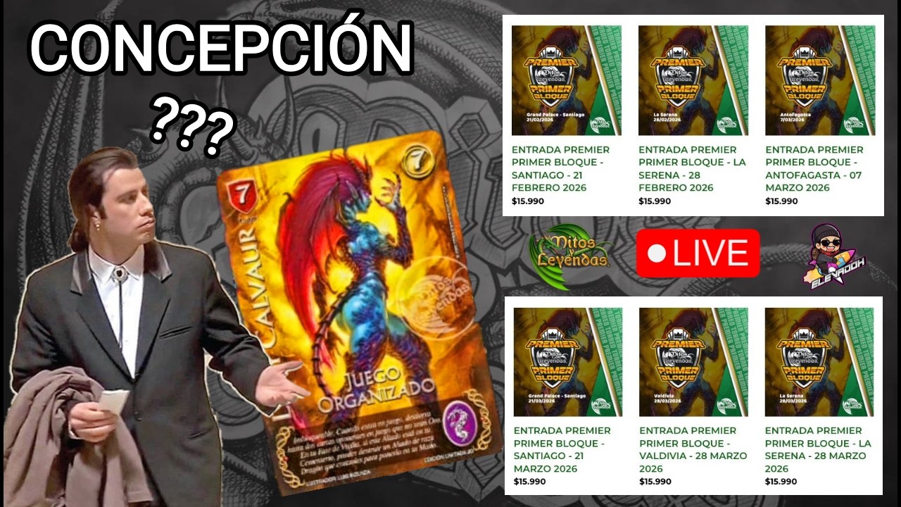 MYL / LOS SIGUIENTES EVENTOS PARA MITOS Y LEYENDAS - PRIMER BLOQUE EXTENDIDO.