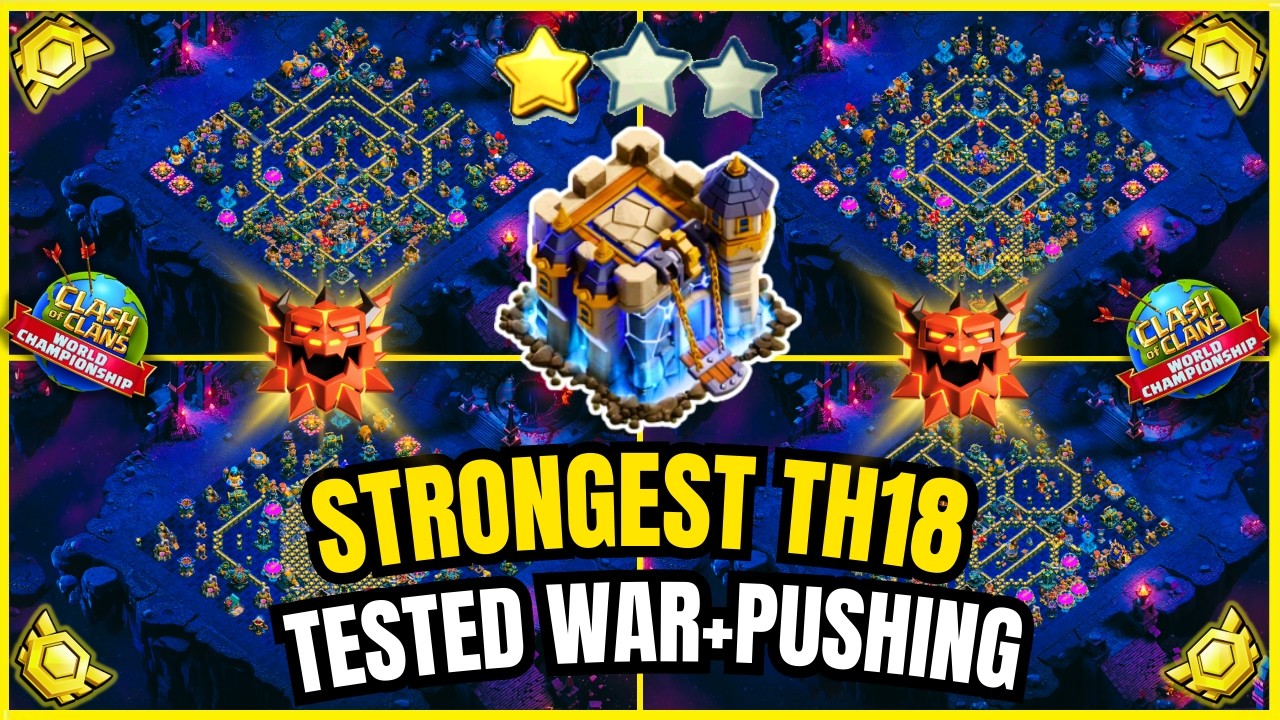 🏆 TOP 10 WORLD BEST TH18 War Base With Link | Th18 Cwl Base With Link | Th18 Legend Base | 2026